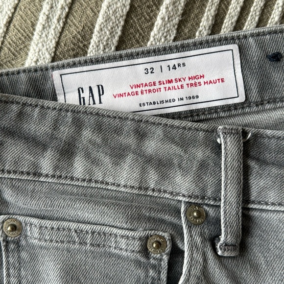 Grey high waist jeans GAP - Picture 1 of 3